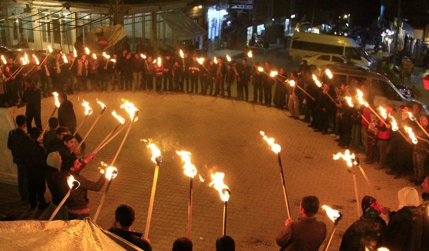 Öcalan'ın Doğum Günü Van'da Kutlandı (FOTO GALERİ)