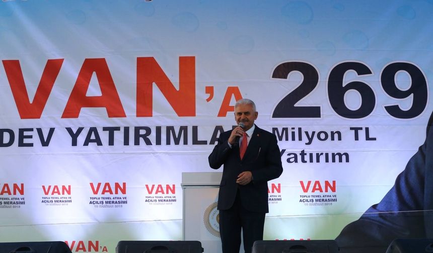 Başbakan Binali Yıldırım Van'da