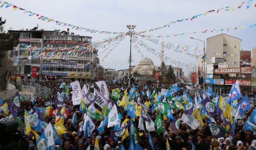 HDP 2019 Van Mitingi Fotoğrafları