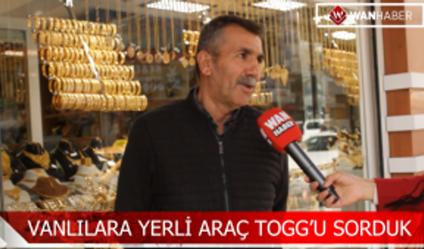 Vanlılara yerli araç TOGG'u sorduk