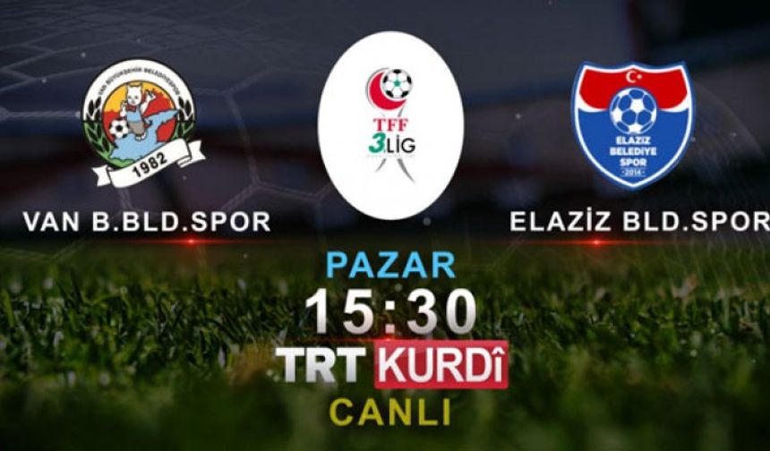 Vanspor - Elaziz Belediyespor Maçı Canlı Yayın