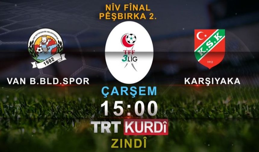 Vanspor - Karşıyaka Maçı Canlı Yayın