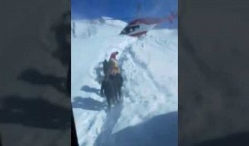 Van'da çılgın helikopter pilotu gündem oldu