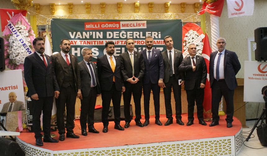 Yeniden Refah Partisi, Van milletvekili adaylarını tanıttı