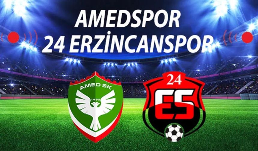 Amedspor'un Play-Off'taki rakibi 24 Erzincanspor oldu