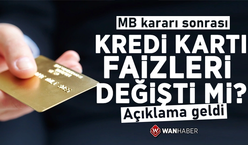 Merkez Bankası'ndan kredi kartı kararı! Faiz oranlarında indirim