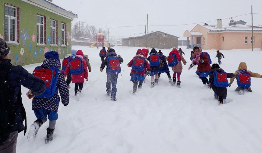 Van’da okullar tatil edildi
