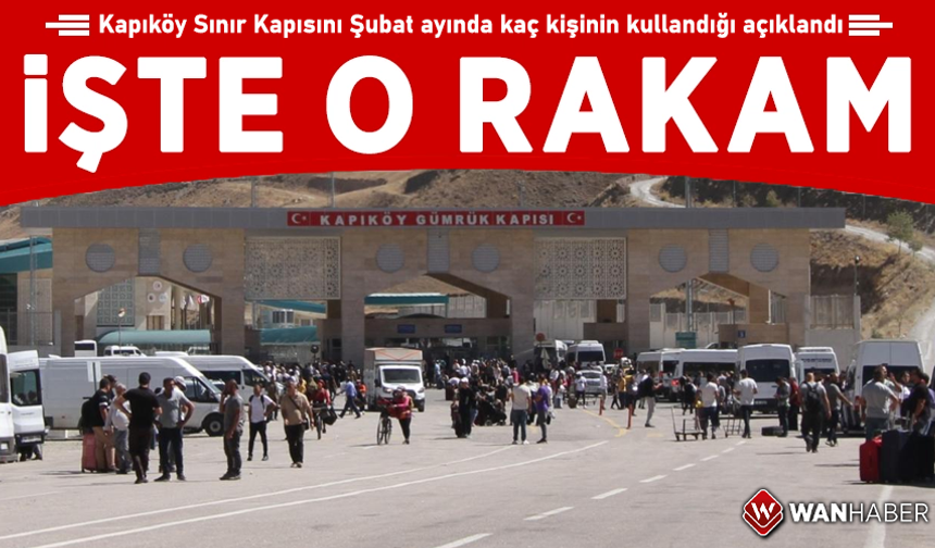 Van Kapıköy Sınır Kapısından geçişler arttı