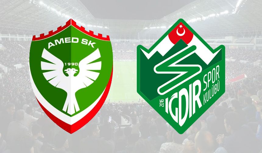 Amedspor - Iğdır FK maçı canlı yayın!