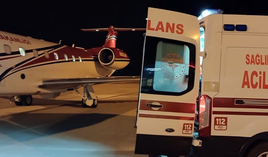 Van'da tedavi gören hasta Ankara'ya sevk edildi