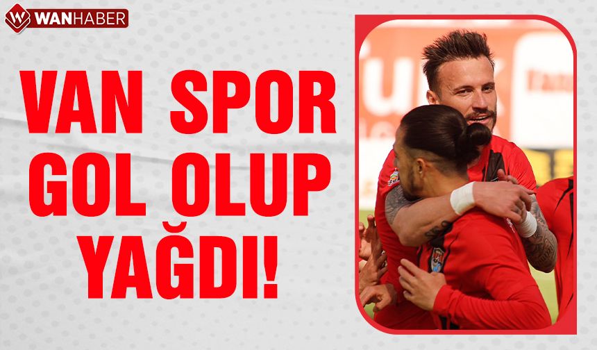 Van Spor'dan, Ankara Demirspor'a yarım düzine gol:6-1
