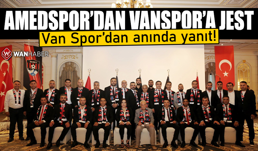 Amedspor’dan Van Spor’a jest! Van Spor’dan anında yanıt