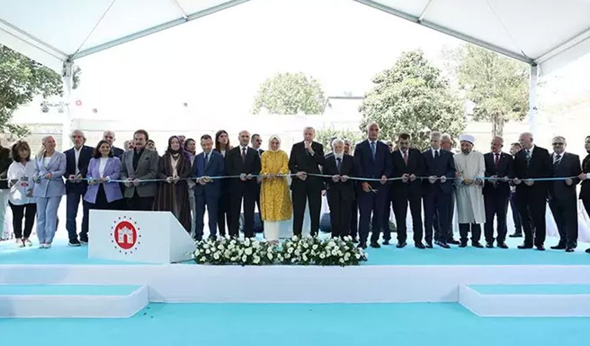 Cumhurbaşkanı Erdoğan Yıldız Sarayı'nın açılışını yaptı