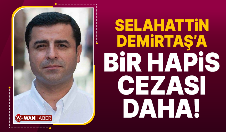 Selahattin Demirtaş'a bir hapis cezası daha!
