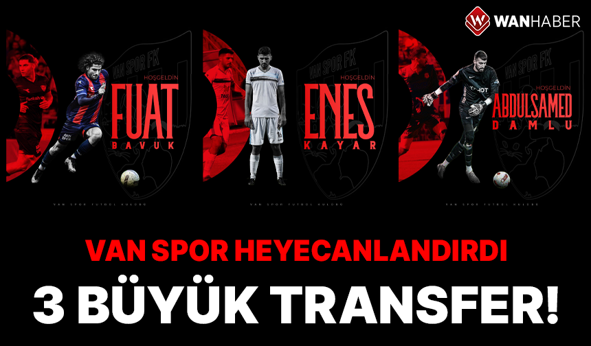 Van Spor FK Başkanı Erol Temel bombayı patlattı! 3 Transfer birden...