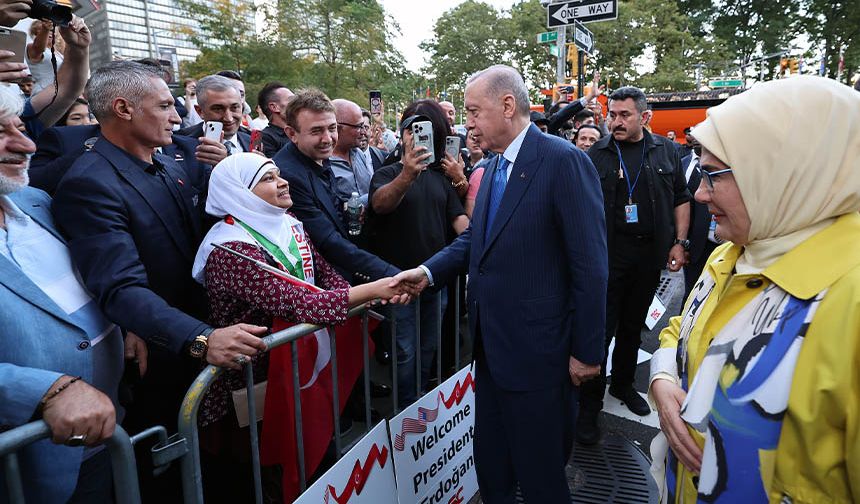 Cumhurbaşkanı Erdoğan, New York'ta