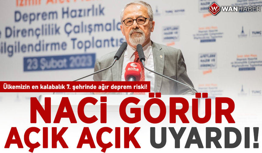 Ülkemizin en kalabalık 7. şehrinde ağır deprem riski! Naci Görür açık açık uyardı