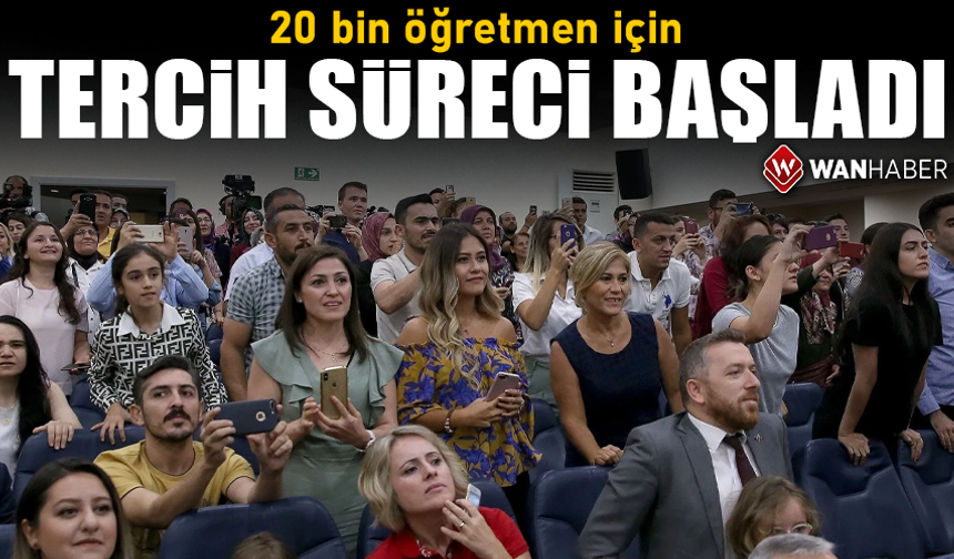 20 bin öğretmen için tercih süreci başladı