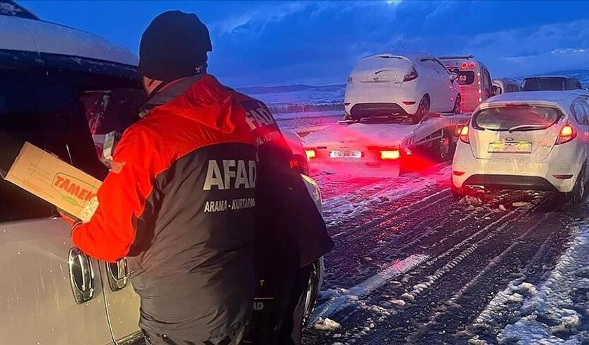 AFAD'dan karla mücadele çalışmalarına ilişkin paylaşım