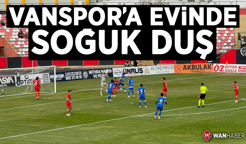 Van Spor'a evinde soğuk duş