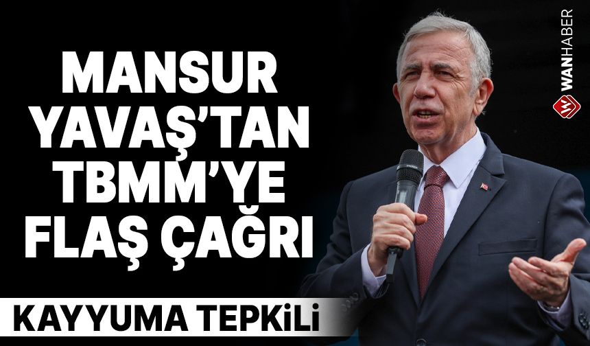 Mansur Yavaş'tan flaş 'kayyum' tepkisi