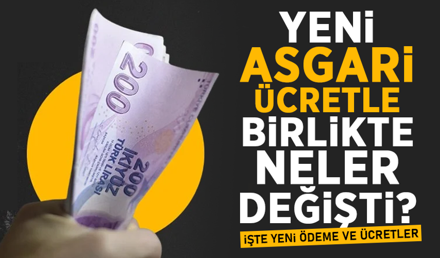 Yeni asgari ücretle birlikte neler değişecek? İşsizlik maaşı, GSS, BES, askerlik ve doğum borçlanması…