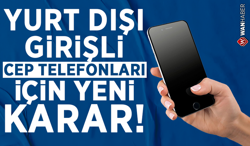 Yurt dışından gelen elektronik cihazların bandrol bedelleri belli oldu