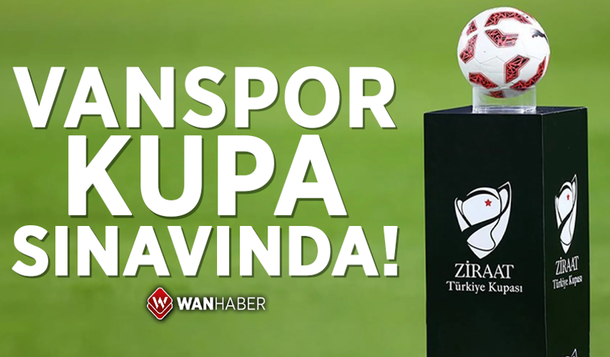 Vanspor kupa sınavında