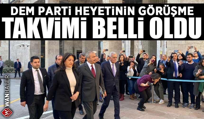 DEM Parti İmralı heyetinin görüşme takvimi belli oldu