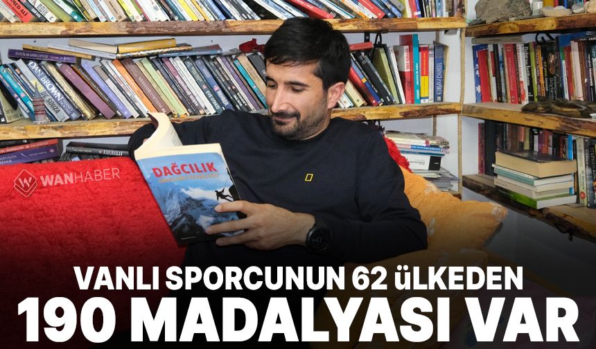 Vanlı sporcunun 62 ülkeden 190 madalyası var