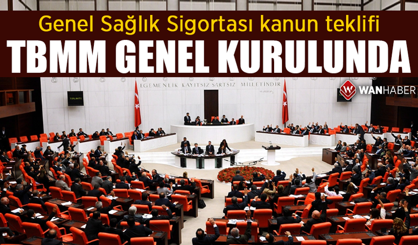 Genel Sağlık Sigortası kanun teklifi, TBMM Genel Kurulunda