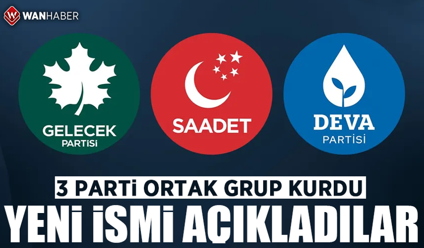 Üç parti “Yeni Yol” adıyla ortak grup kurma kararı aldı