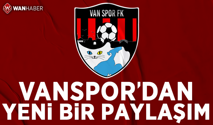 Van Spor'dan yeni bir paylaşım!