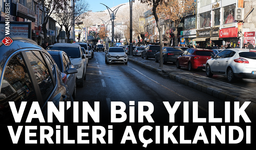 Van’ın bir yıllık verileri açıklandı!