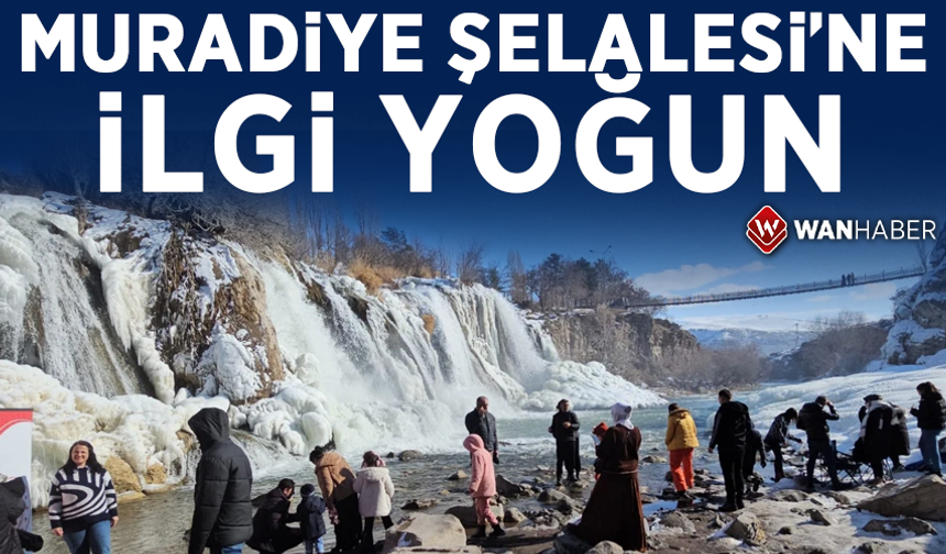 Muradiye Şelalesi'ne ilgi yoğun