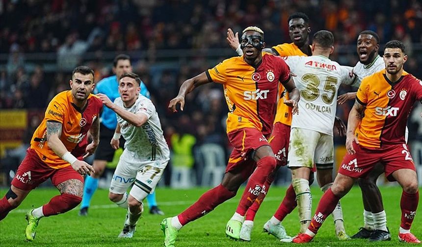 Galatasaray, Konyaspor'u tek golle mağlup etti