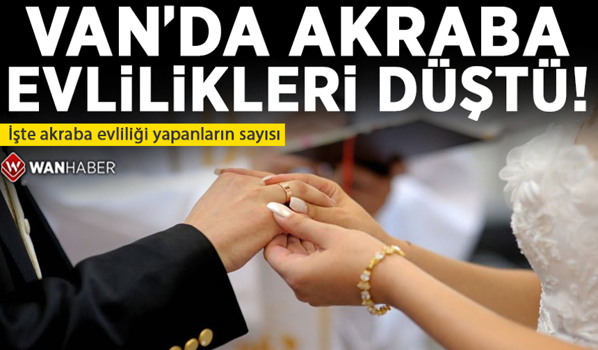 Van’da akraba evlilikleri azalıyor