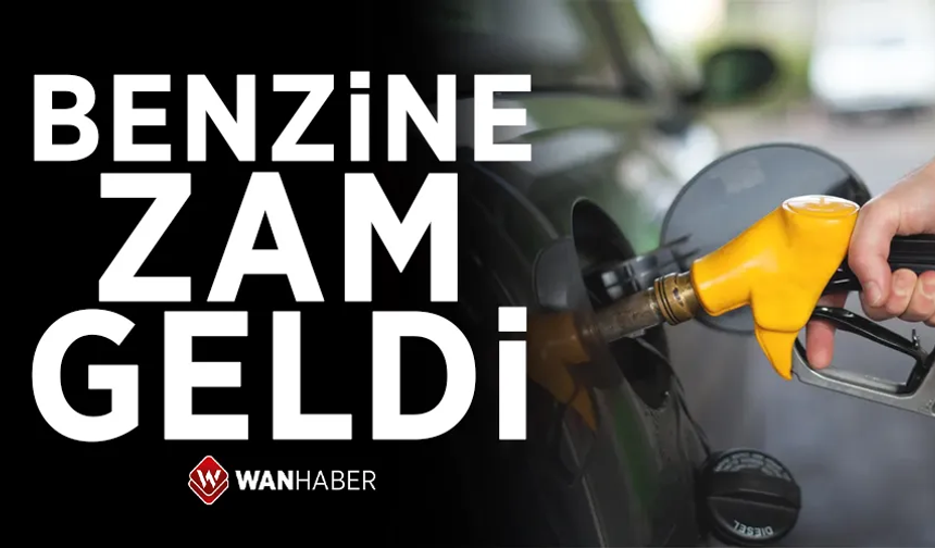 Benzine 1,56 lira zam geldi