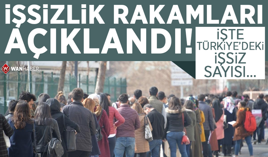 Türkiye'de işsizlik oranı azaldı! İşte işsizlik rakamları...