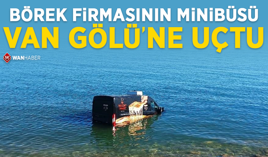 Minibüs Van Gölü’ne uçtu: 1 yaralı