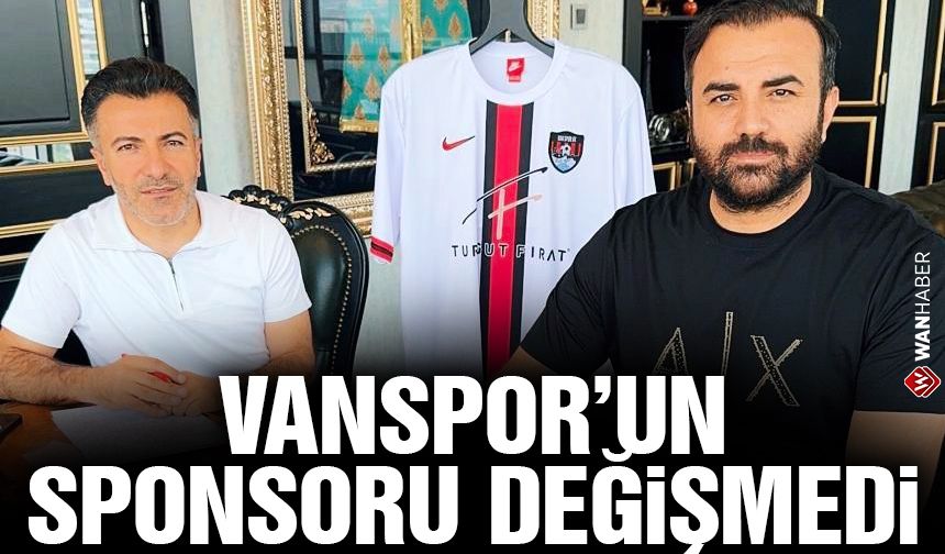 Vanspor'un göğüs sponsoru belli oldu