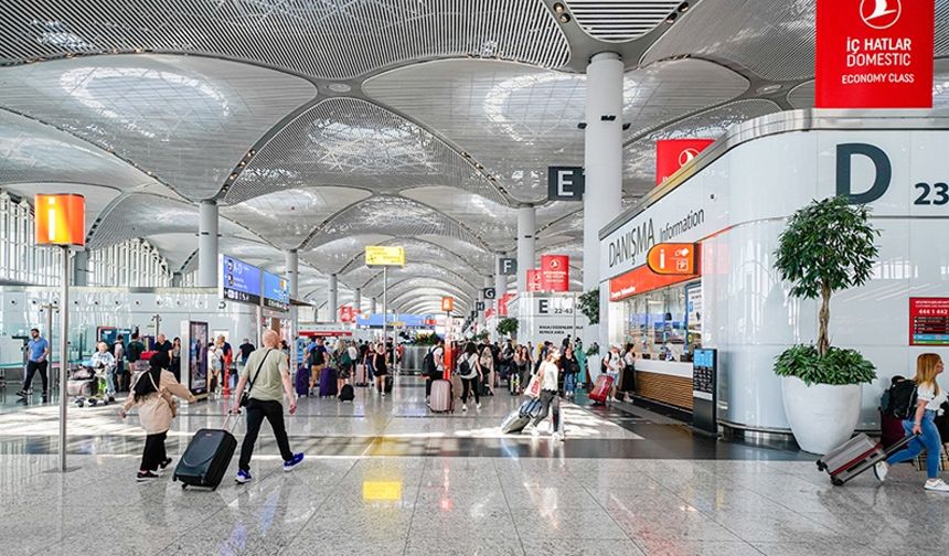 Hava yoluyla 162,6 milyon yolcu seyahat etti