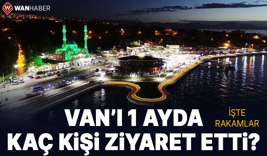 Van'a ağustosta 105 bin yabancı ziyaretçi geldi