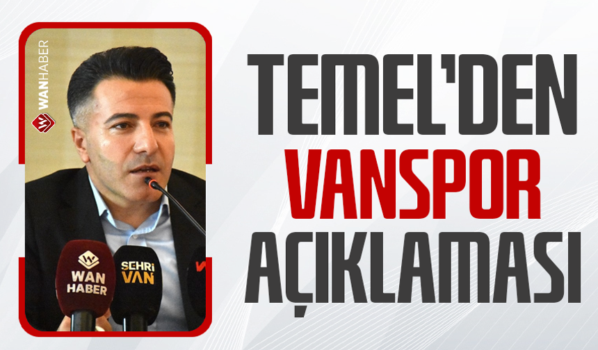 Erol Temel’den Vanspor açıklaması!