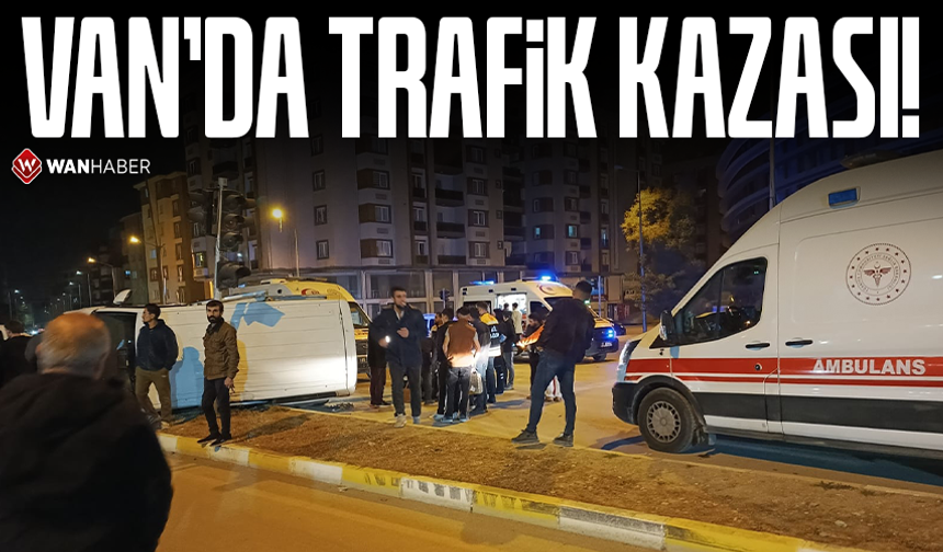 Van’da trafik kazası: 2 araç çarpıştı