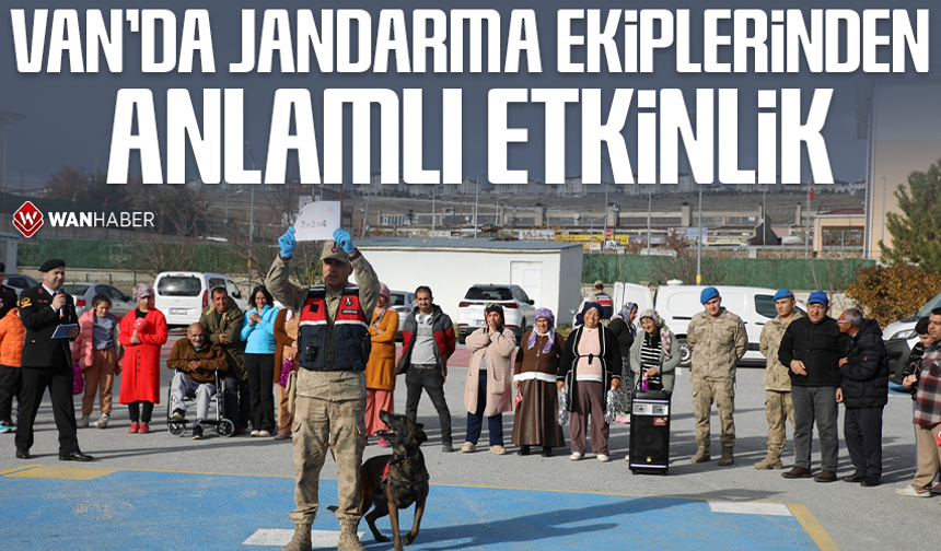 Van'da jandarma ekiplerinden anlamlı etkinlik