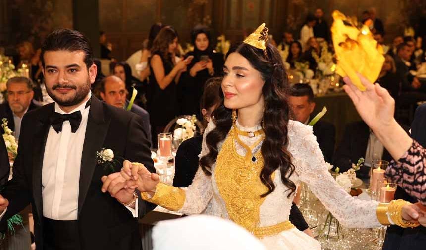 Vanlı iş adamının görkemli aşiret düğünü