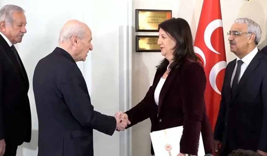 MHP Lideri Bahçeli, DEM Parti heyetini kabul etti