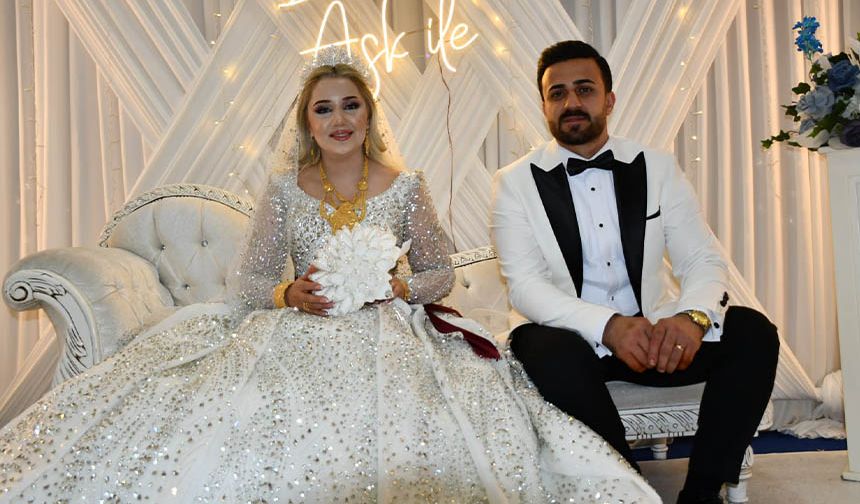 Dindar ve Bayramoğlu ailelerinin mutlu günü