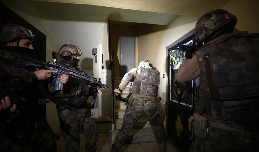 Van ve 28 ilde narkotik operasyon: 110 tutuklama